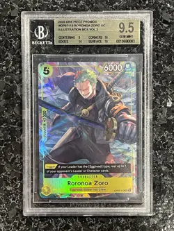 Roronoa Zoro (Illustration Box Vol.3) OP07-113 One Piece Promotion BGS 9.5 - Image 1