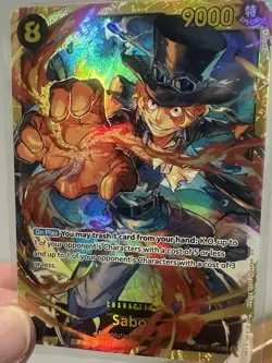 One Piece 500 Years in the Future SABO !!! OP07-118 SEC Secret Rare NM - Image 1