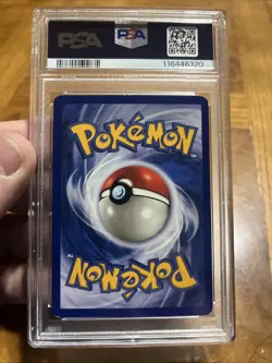 1999 POKEMON BASE SET UNLIMITED YELLOW CHEEKS #58 PIKACHU PSA 7 - Image 2
