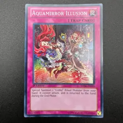 YuGiOh Aquamirror Illusion HA06-EN059 Super Rare 1st Edition NM - Image 1