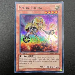 YuGiOh Vylon Stigma HA06-EN039 Super Rare 1st Edition NM - Image 1