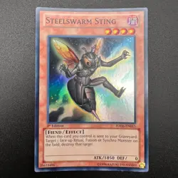 YuGiOh Steelswarm Sting HA06-EN015 Super Rare 1st Edition NM - Image 1