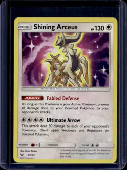 2017 Pokemon Shining Legends Arceus #57/73 - Image 1
