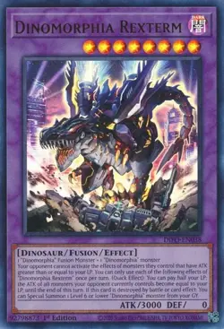 DIFO-EN038 Dinomorphia Rexterm Ultra Rare 1st Edition Near Mint YuGiOh TCG - Image 1