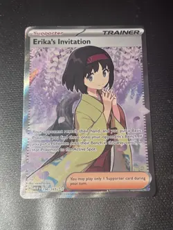 Pokemon Erika's Invitation 196/165 SV: Scarlet & Violet 151 Ultra Rare Holo - Image 1