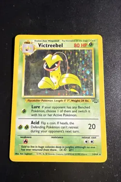 Pokemon TCG Victreebel Jungle 14/64 Holo Unlimited Holo Rare HP - Image 1