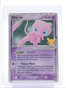 MEW EX 2021 POKEMON CELEBRATIONS CLASSIC COLLECTION REVERSE HOLO 88/92 Q1048 - Image 1