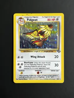 Pidgeot 8/64 Holo Rare Jungle Pokemon DAMAGED - Image 1