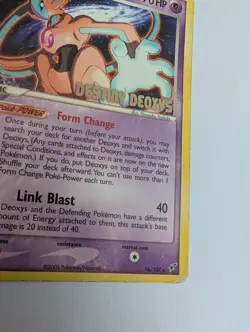 Pokemon Deoxys DESTINY DEOXYS PROMO REVERSE HOLO STAMPED 16/107 - Image 3