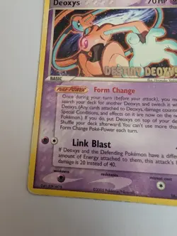 Pokemon Deoxys DESTINY DEOXYS PROMO REVERSE HOLO STAMPED 16/107 - Image 4