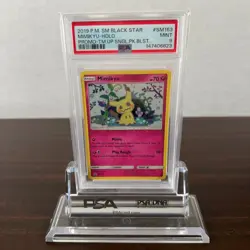Pokemon Mimikyu #SM163 2019 Holo Team Up Blister Promo English PSA 9 MINT - Image 1