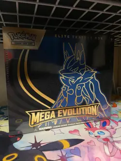 Pokemon TCG: Mega Evolution Lucario Elite Trainer Box (ETB) - Factory Sealed - Image 1