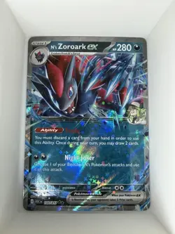 N's Zoroark ex 098/159 Double Rare Journey Together Pokemon Near Mint - Image 1