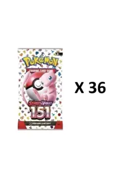 36x Pokemon 151 Factory Sealed Booster Packs + Hard Acrylic @GAMEMONSTERCANADA - Image 3