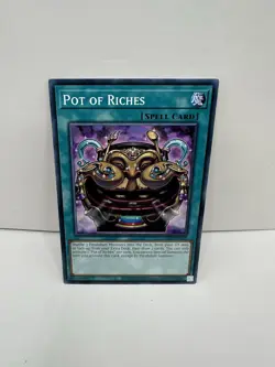 YuGiOh Spell Pot Of Riches LEDD-ENC20 Common - Image 1