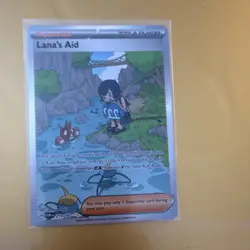 Lana's Aid 219/167 Sv06: Twilight Masquerade Full Art Holo Special Illus Rare - Image 1