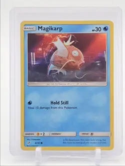 MAGIKARP 2019 POKEMON S&M DETECTIVE PIKACHU COMMON 8/18 Q5677 - Image 1