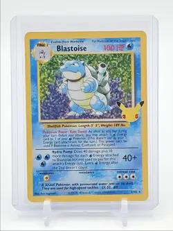 BLASTOISE 2021 POKEMON SWSH CELEBRATIONS CLASSIC HOLO 2/102 Q1048 - Image 1