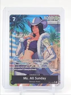 MS. ALL SUNDAY 2026 ONE PIECE THE AZURE ALT ART SUPER RARE OP14-084 Q1048 - Image 1