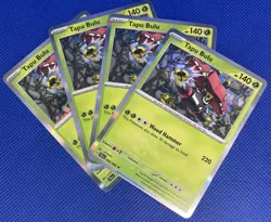 4X Pokemon TCG Tapu Bulu 006/064 Shrouded Fable Holo Rare English Card 2024 NM - Image 1