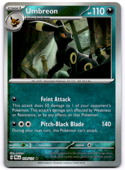 Umbreon (Poke Ball Pattern) 059/131 SV: Prismatic Evolutions NM Pokemon Card TCG - Image 1
