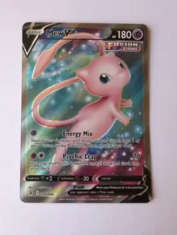 Pokemon Card Mew V Fusion Strike 250/264 - Image 1