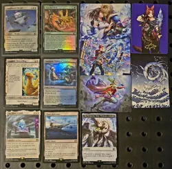 MTG FINAL FANTASY LOT OF FOIL , RARE AND ART SERIES CARDS ALL NM - Image 1
