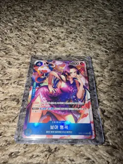 One Piece Card Game Romance Dawn OP01-078 Boa Hancock Super Rare in Korean - Image 2