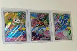 Pokemon TCG 1st Partner Series 1 holo lot Rowlet Litten Popplio 3 cards 2026 - Image 2