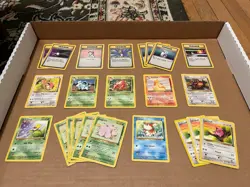 Vintage Pokemon Card WOTC Bulk Lot 121 Cards LP-DMG (Pikachu, Charmander, Etc.) - Image 3