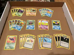 Vintage Pokemon Card WOTC Bulk Lot 121 Cards LP-DMG (Pikachu, Charmander, Etc.) - Image 5