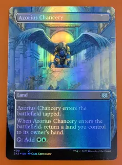 1x Azorius Chancery | FOIL Borderless | Double Masters 2022 | MTG Magic Cards - Image 1