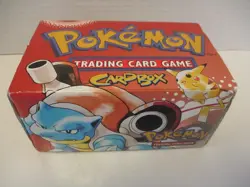 1999 Pokemon Trading Card Game CARDBOX Card Box Storage - Great Shape - Image 1