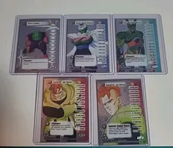 Dragon Ball Z DBZ TCG High Tech Foil Cards SET OF 5 - Image 1