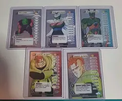 Dragon Ball Z DBZ TCG High Tech Foil Cards SET OF 5 - Image 2