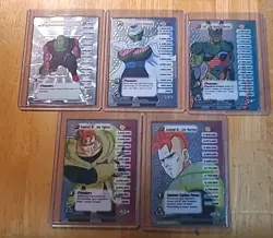 Dragon Ball Z DBZ TCG High Tech Foil Cards SET OF 5 - Image 3