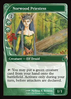 Norwood Priestess (Future Sight) Mystery Booster 2 Regular - Image 1