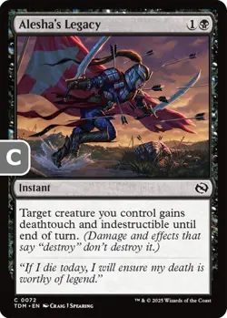 MTG Alesha's Legacy Dragonstorm Common Instant NM - Image 1