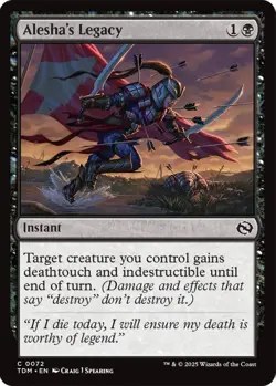 MTG Alesha's Legacy Dragonstorm Common Instant NM - Image 2
