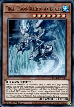 Tidal, Dragon Ruler Of Waterfalls - Ultra Rare 1st Ed. BLMM-EN118 - NM - YuGiOh - Image 1