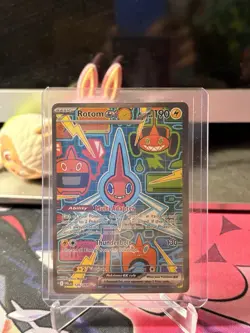 Rotom ex 126/094 Phantasmal Flames Pokemon Card Special Illustration Rare - Nm - Image 1