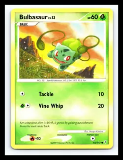 💥 Bulbasaur 93/147 Supreme Victors Regular 2009 Pokemon TCG - Non Holo - Image 1
