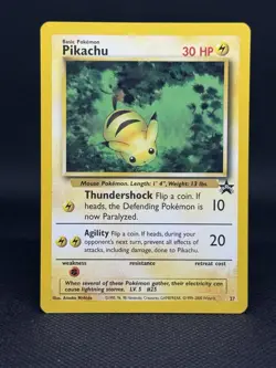 Pikachu 27 WOTC Black Star Promo NM Pokemon TCG - Image 1