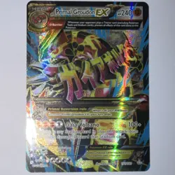 Pokemon Primal Groudon EX 151/160 XY - Primal Clash Full Art Ultra Rare Holo - Image 1
