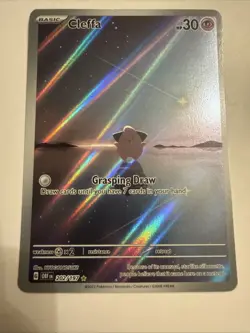 Cleffa 202/197 Pokemon TCG Obsidian Flames Illustration Rare Near Mint - Image 1