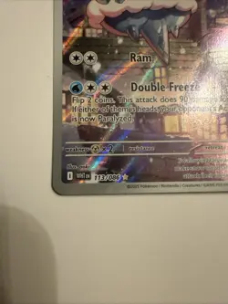 Vanilluxe White Flare Pokemon TCG Illustration Card 113/086 Near Mint Condition - Image 5