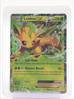 LEAFEON EX 2016 POKEMON XY GENERATIONS ULTRA RARE 10/83 Q1048 - Image 1