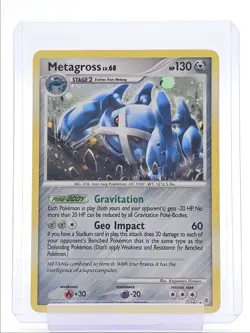 METAGROSS LV.68 2009 POKEMON PLATINUM SUPREME VICTORS HOLO RARE 7/147 Q1048 - Image 1