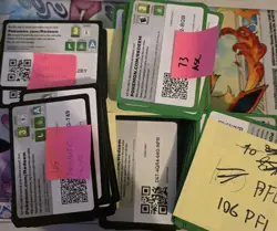 Massive PTCG Live Code Card Lot - Image 1