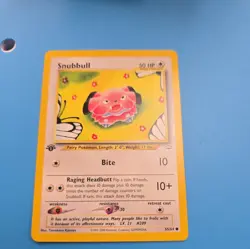 Pokemon Card - Neo Revelation 55/64 - SNUBBULL (common) **1st Edition** - NM - Image 1